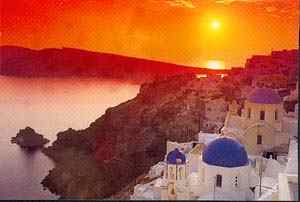 greece greek islands cyclades santorini thira