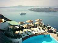 caldera view santorini