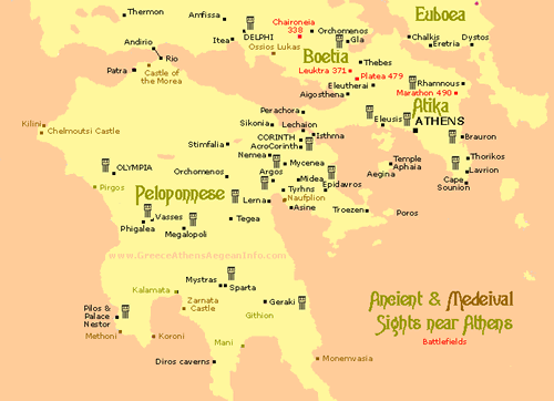 tour sights near athens greece- CLICK to see larger