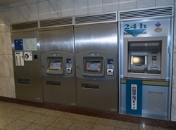 click to see cash machine and ticket 

machines larger