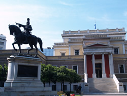 The National History Museum with Strategos 

Kolokotonis on horseback