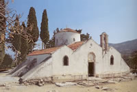 the church at kritsa of Panaghia Kera