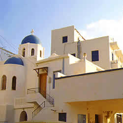 local amorgos greek orhtodox church
