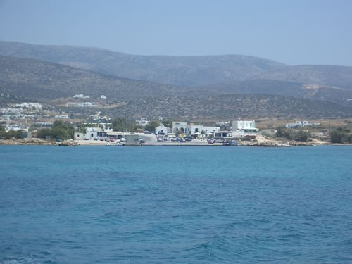 view on approaching the island