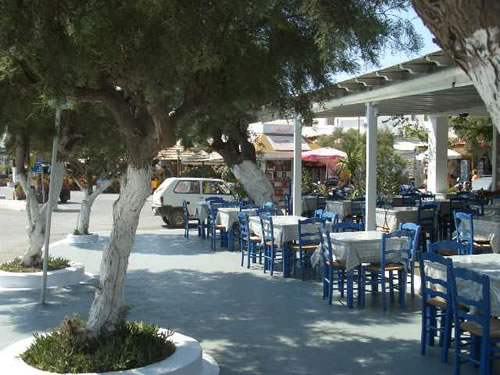 the town or anti-paros various scenes