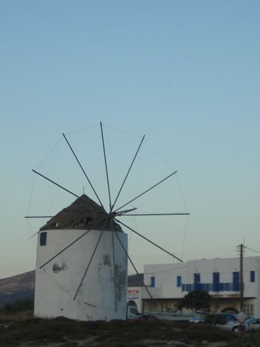 windmill at dawn