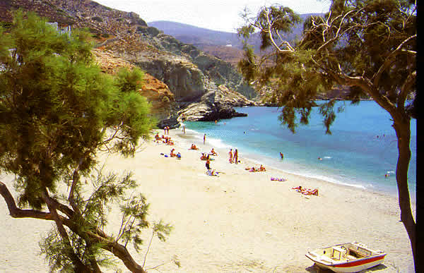 unorganized beach with several people