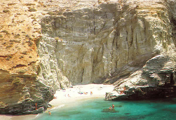 a realy nice beach on the island