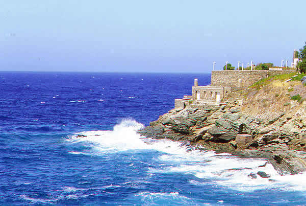 shore of island rocky