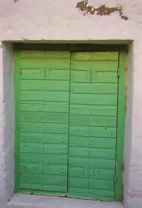 green shutters