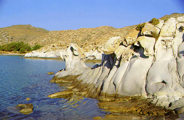 interesting rocks by sea