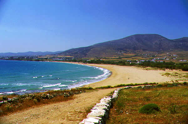 off season beach on Paros