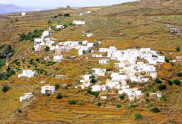 cubistic houses on the slopes