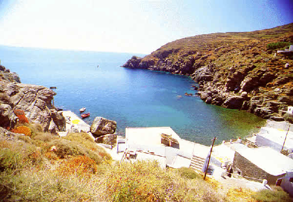 cove with small beach