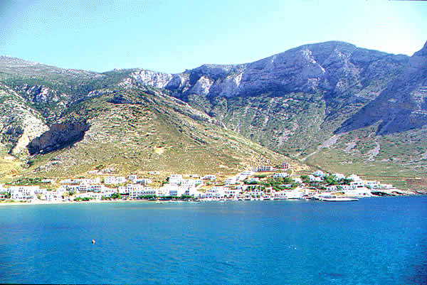 port from the sea view