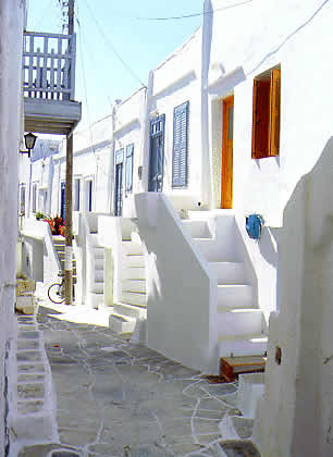 stairs to upper floors are common