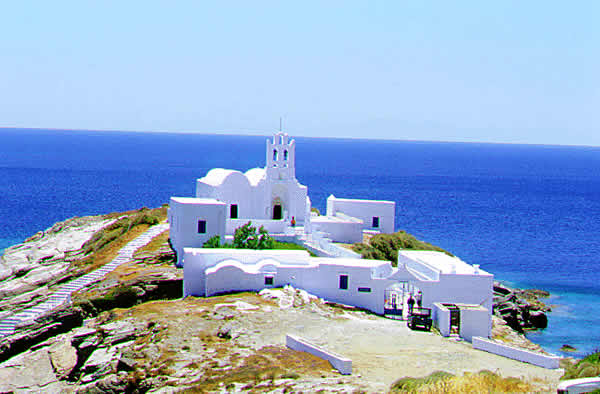 cycladic style church