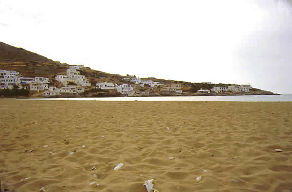 a sandy beach