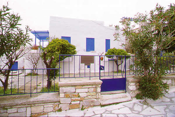 a stone gate to a dwelling
