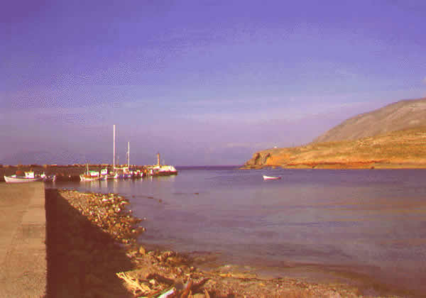 the port ona quiet day