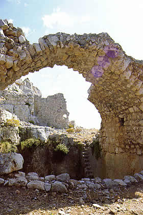 ruined Byzantine arch