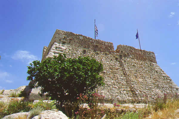  a large byzantine watch tower