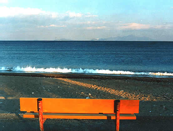 bench by the sea