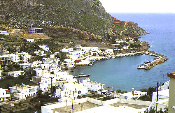 birds eye view of port from on high