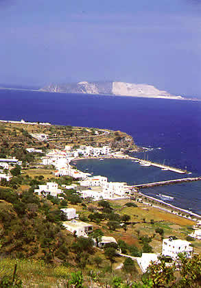 view of the port from afar