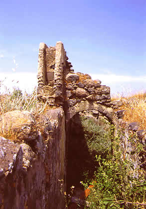 ruins of an old wall