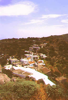 a village  on the island