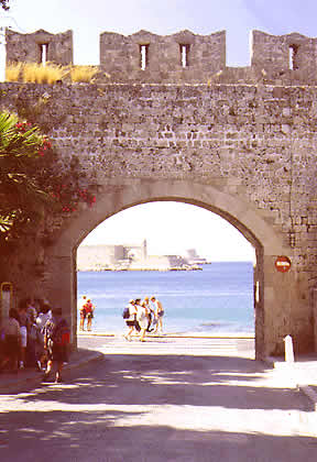 rhodes city gate