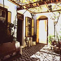 courtyard mosiac