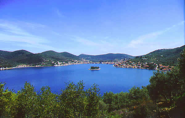 a beautiful bay on the island