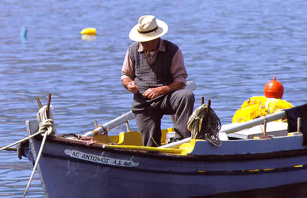 fisherman mucking about