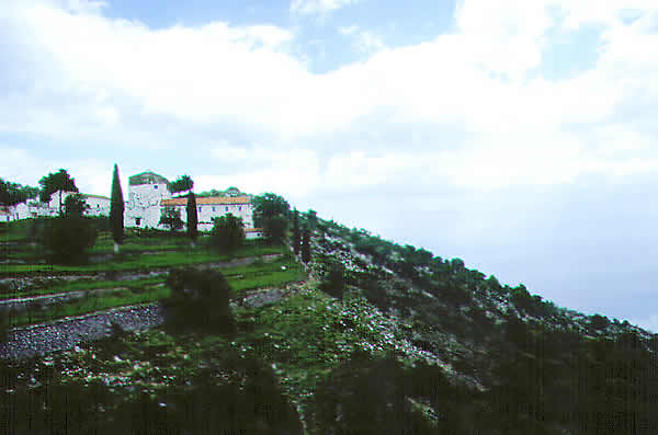 monastery high on hill