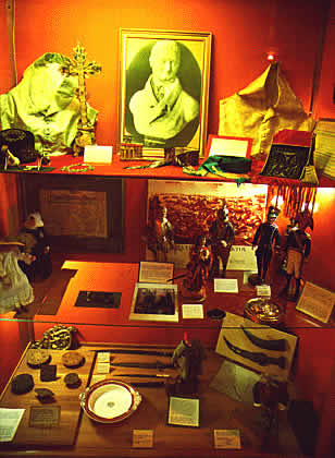 museum memorabilia display