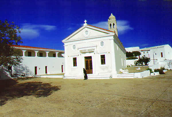 a smaller church with convent