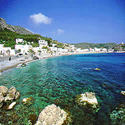 rocky road side beach