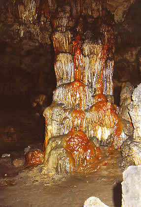 feature of cave interior