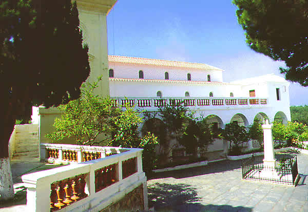 monastery courtyard