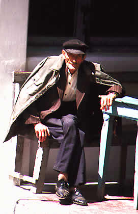 old man posing