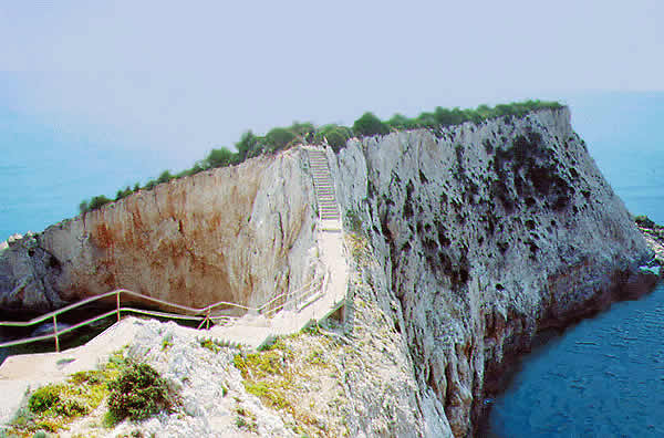 path along cliff