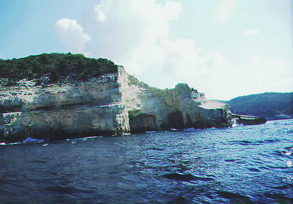 the sea caves