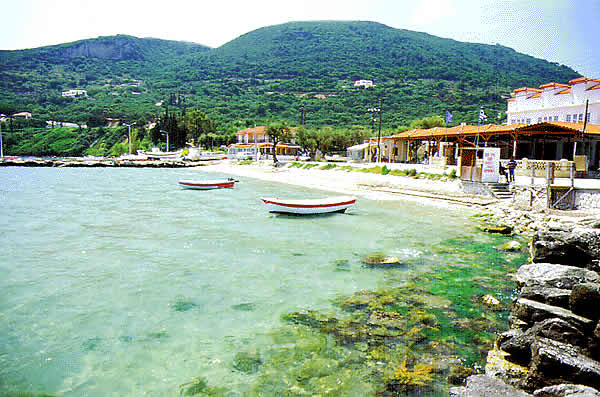 one of zakynthos's many beaches