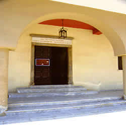 a nice arched door