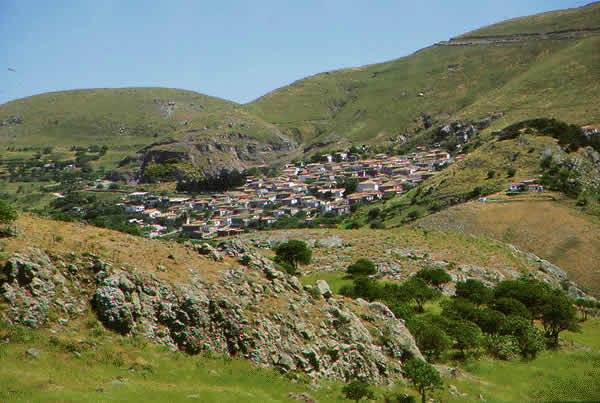 the country side is rough but green