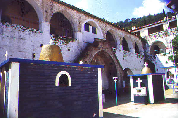 monastery courtyard