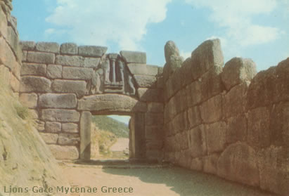 lions gate mycenae