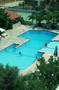 the pool